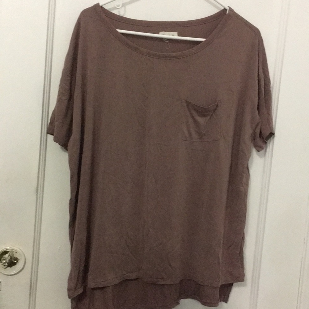 Urban outfitters silence and noise mauve t shirt